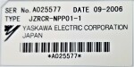 Yaskawa JZRCR-NPP01-1